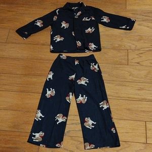GAP Brand Boys Size 4 Dog Pajama Set
